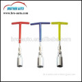 Hot sell high quality stainless steel chroming car spark plug wrench